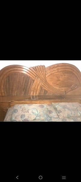 Wooden Bed, Show Case, Dressing Table, Mattress for Sale 10