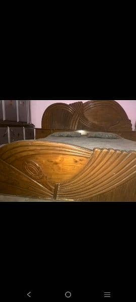 Wooden Bed, Show Case, Dressing Table, Mattress for Sale 16