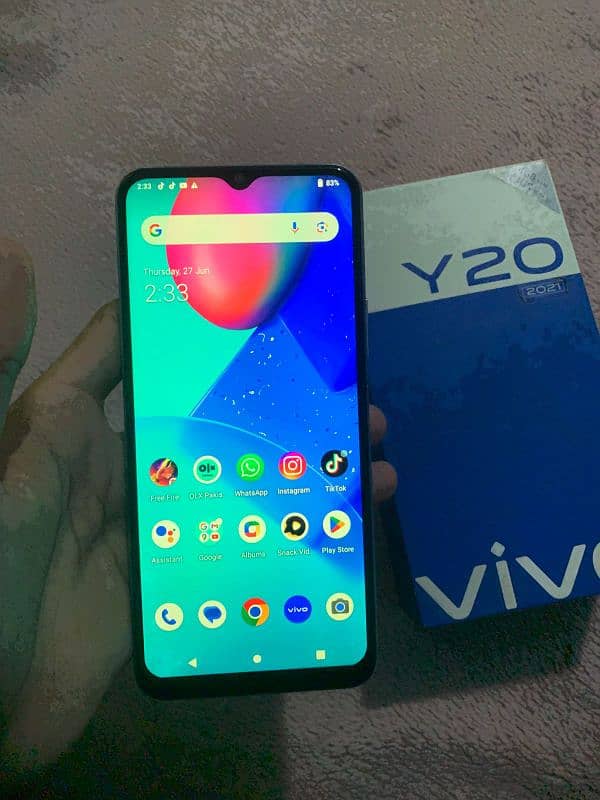 vivo y20 deul sim approval with box 4 64 gb 1