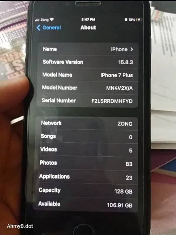 IPhone 7 Plus 128 GB PTA approved 6