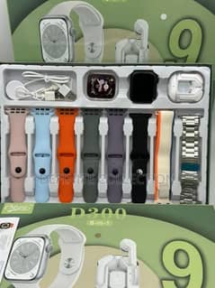 D300 8in1 Ultra SmartWatch with Air31 Earbuds Boxpack