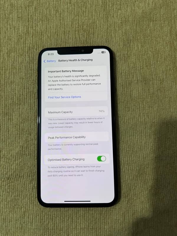 Iphone XS max (factory unlock)  iso 18uptade 2