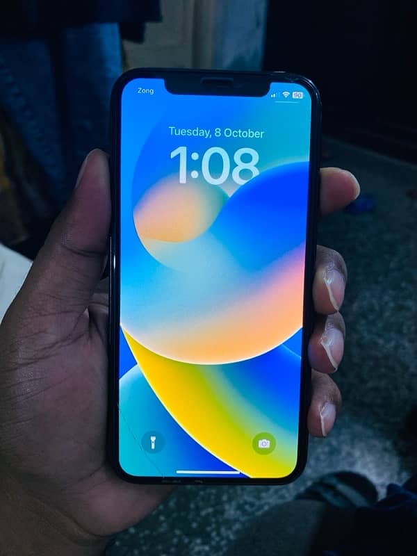 iPhone X 64gb . NoN PTA . Zong Sim Glitch . 1