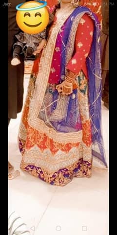 bridel mehndi lehnga