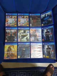 ps4 games gta, black ops, tekken, mk, uncharted, phantom pain, nfs