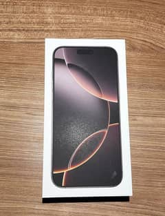 Box pack sealed IPHONE 16 PRO MAX 256 GB DESERT TITANIUM DUAL SIM