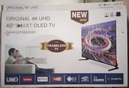 46 inches smart led tv for sale with box