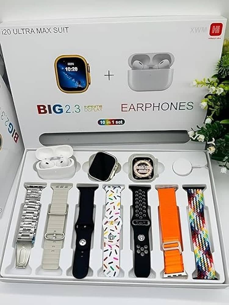 S300 Ultra 7in1 & Big2.3 10in1 straps With AirPods Pro Box Pack 5