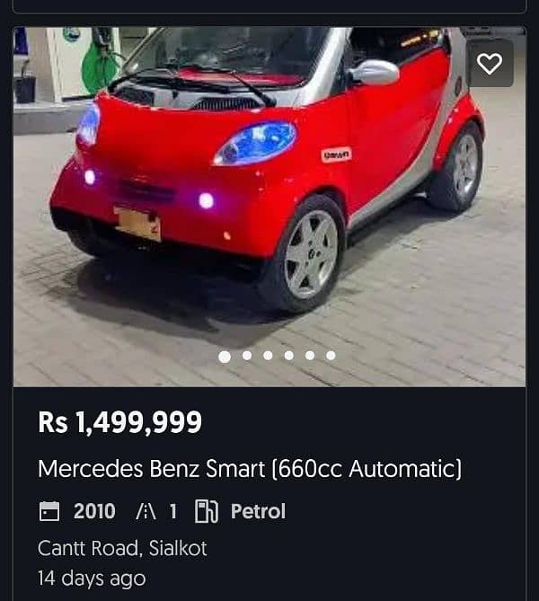 Mercedes Smart (Automatic 660cc) 3