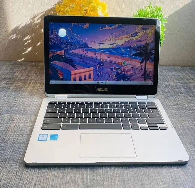 Asus Touch chromebook converting Tablet 2 in 1 Core M3 6 gen 1