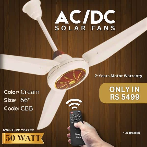 AC/DC Fans (low energy consumption) 0