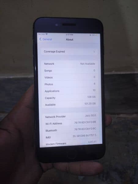 Iphone 7plus 128GB official pta approved 2