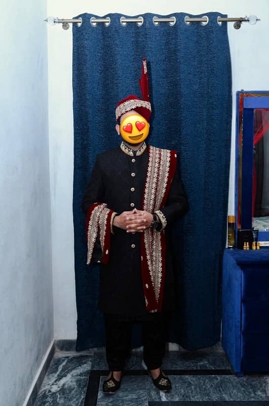 Sherwani trending design black reasonable price 0