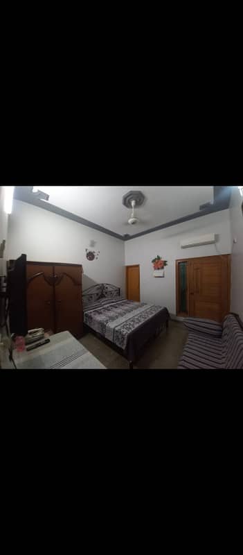 Independence house single story with roof available for rent in Saadi town 7