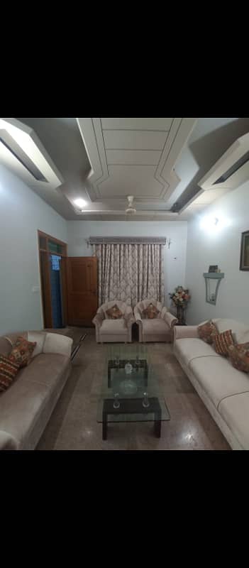 Independence house single story with roof available for rent in Saadi town 11