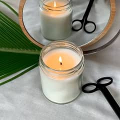 scented jar candle