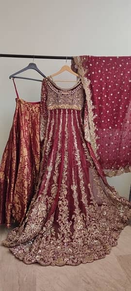 Teena Durrani Designer Bridal Dress One Time Used Only. 1