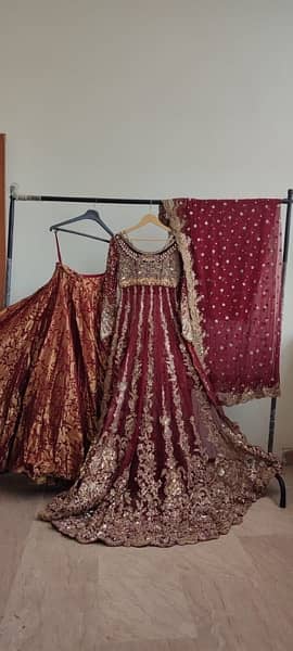 Teena Durrani Designer Bridal Dress One Time Used Only. 2