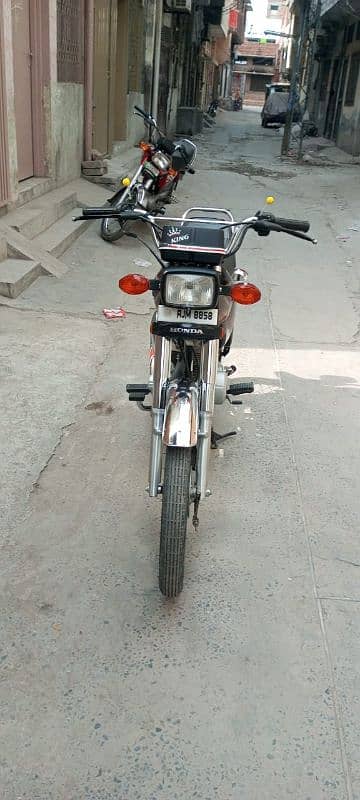 Honda 125 2022 model black! contact:03237714095. 3