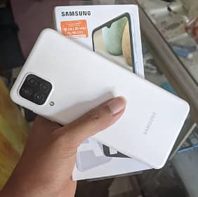 Samsung Galaxy A12 With Box brand new condition 0