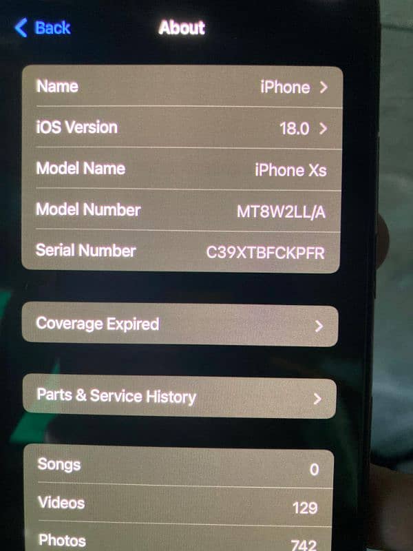 IPhone XS 64GB non pta Gold 7