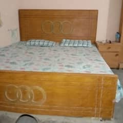 King size bed | bed set | wooden bed set | bed for sale | bed