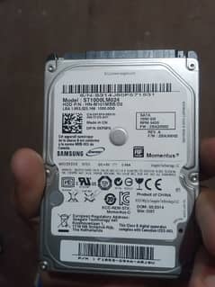 1Tb Samsung Hdd With Games