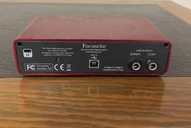 focusrite 2i2 audio interface sound card 0