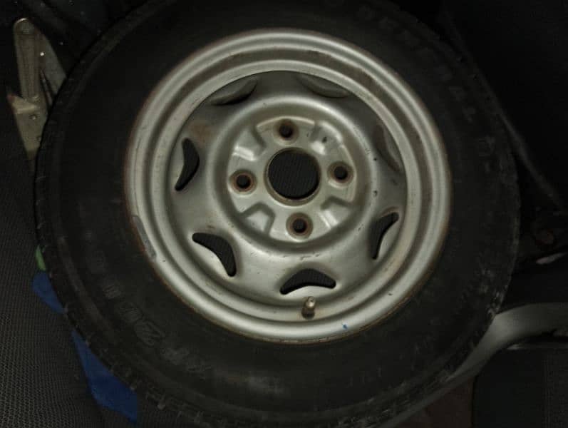 13 Inch Car Stepney Rim Tyre for sale 2