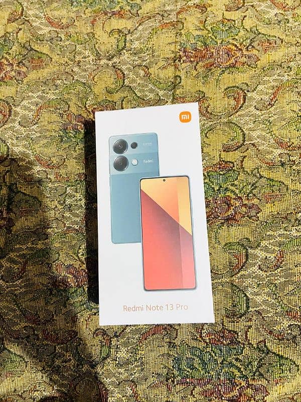 Redmi note 13 pro 8/256 only box open 0