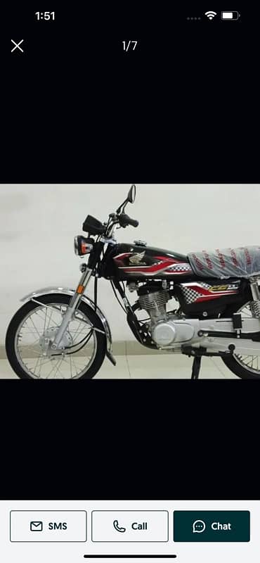 Honda Cd125 model 2024 new zero bike condition urgsale 2