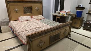 Double bed set with side tables | without mattress