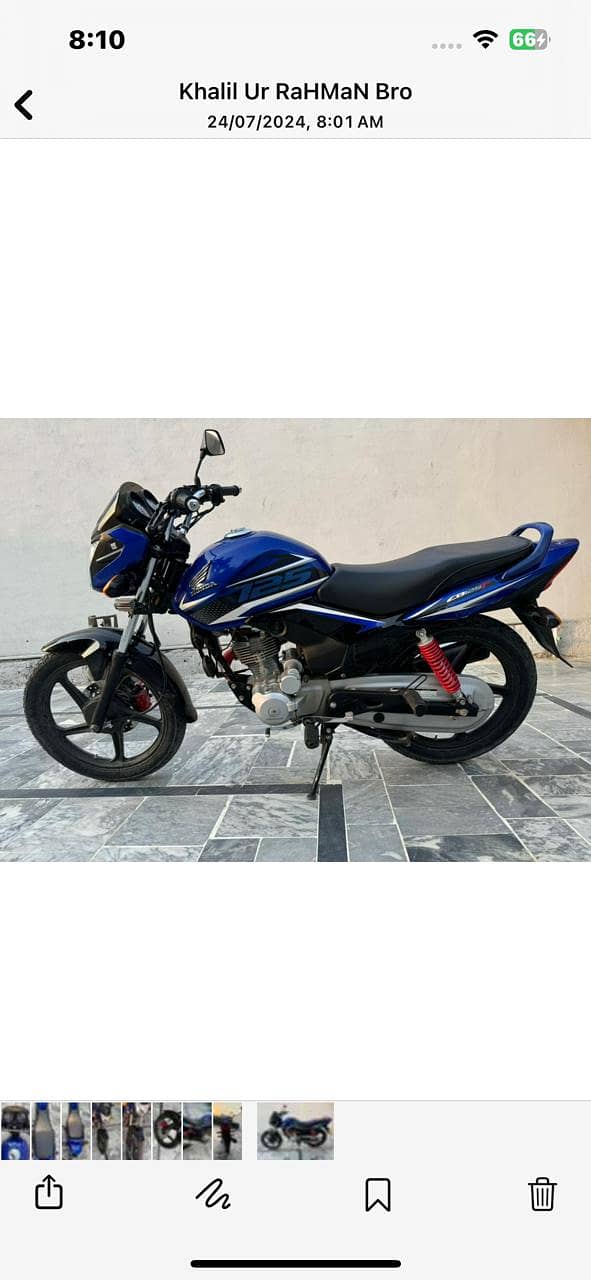 Honda cb 125 Open cheat Ahmad brother Honda Showroom baying Mardan 11