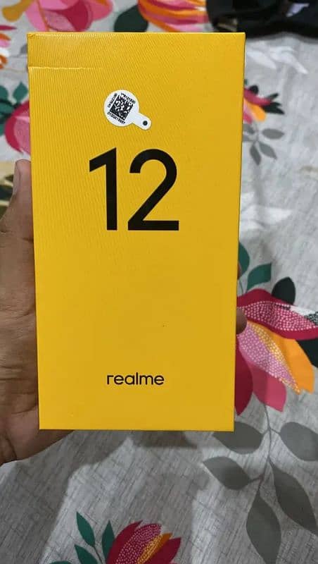 Realme 12 full box 8+8/256gb only box open full warranty available 0