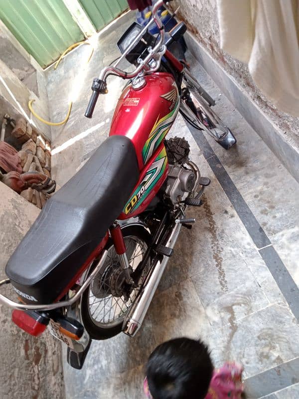 Honda cd70 fit bike All Punjab number clear documents 6