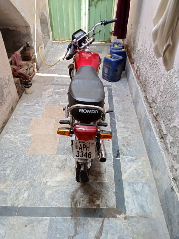 Honda cd70 fit bike All Punjab number clear documents 8