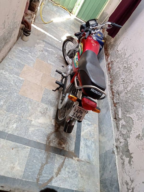 Honda cd70 fit bike All Punjab number clear documents 11