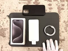 iPhone 15 Pro Max Abu Dhabi Black Titanium 256 GB Non PTA