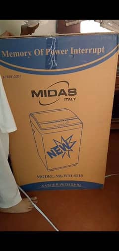 Washing Machine Midas Brand New Full Automatic = 03486223941