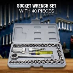 40 pc Socket Wrench Vehicle Tool Kit Whatsapp 03462321214 0