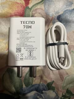 Infinix Tecno ka 100% Original 70w Charger hy