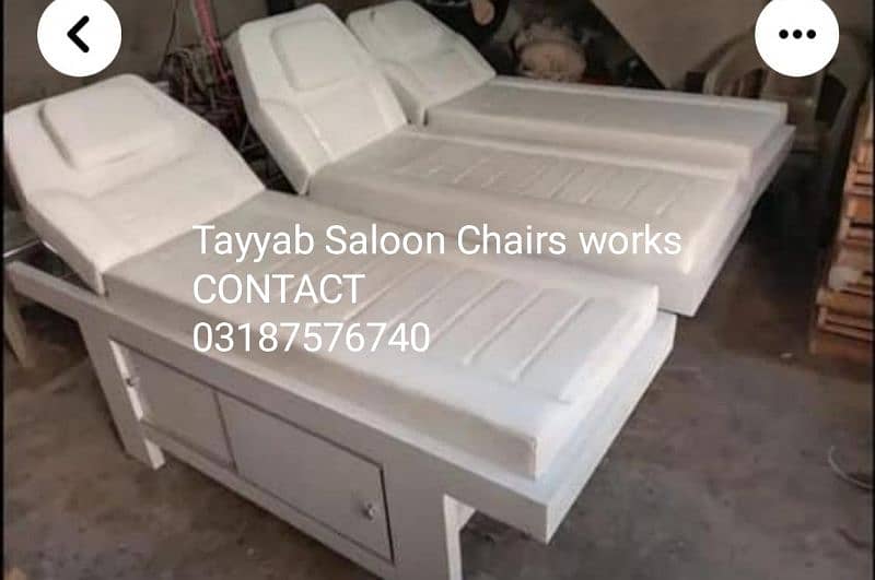 Saloon Chair/Parlour Chair/Facial Bed/Hair Wash Unit/Pedicure/Salon 16