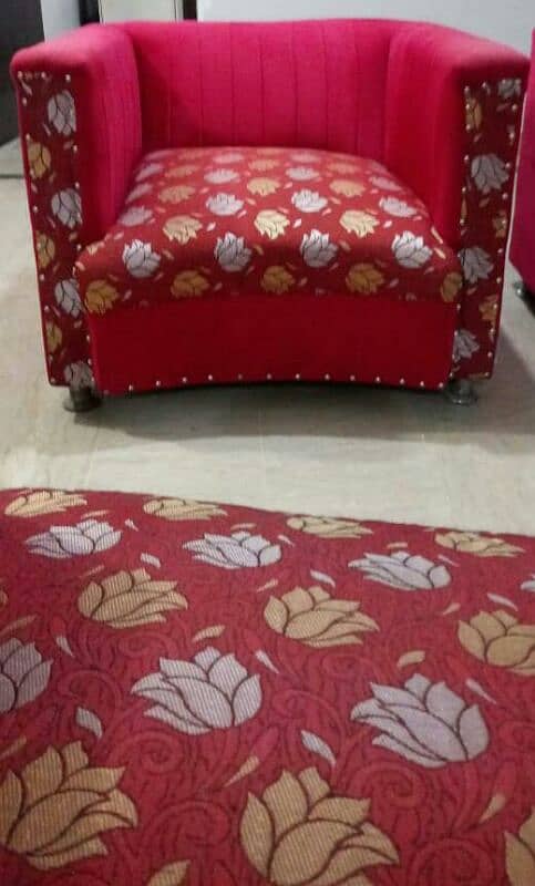 New Foam and Butter Fabric Cloth 9/10 Sofa Set 10