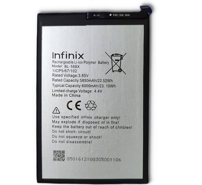 Infinix hot 9play mobile original battery 0