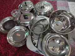 Stainless steel cookware. Heavyweight