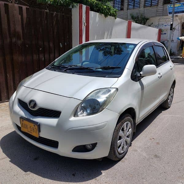 Vitz Pearl White 2008 Fill Original 2