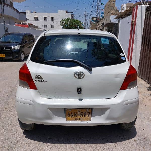 Vitz Pearl White 2008 Fill Original 3