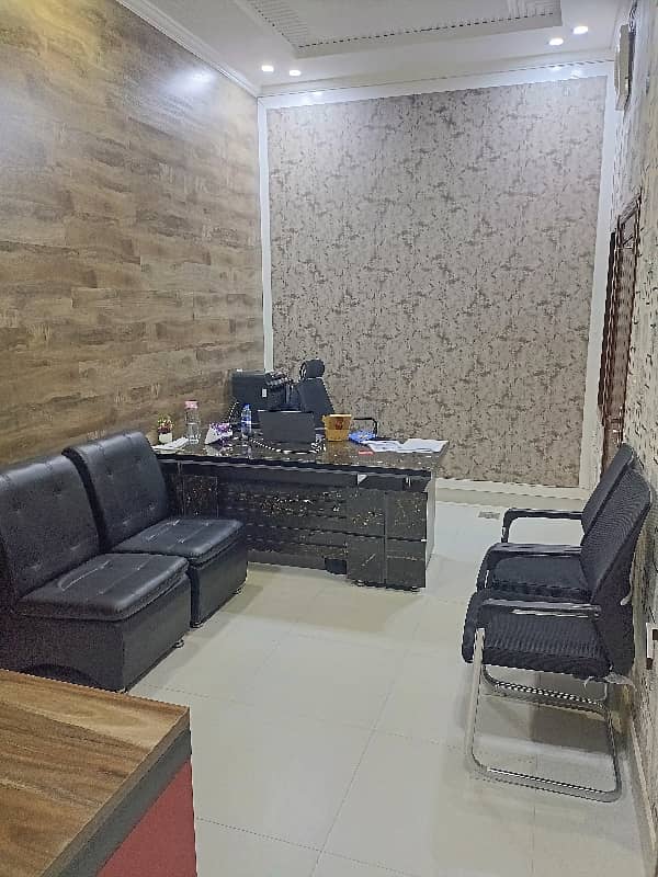 8,Marla Commercial Ground Floor Hall+2Rooms Available For Rent In Johar Town Near Emporium Mall 4