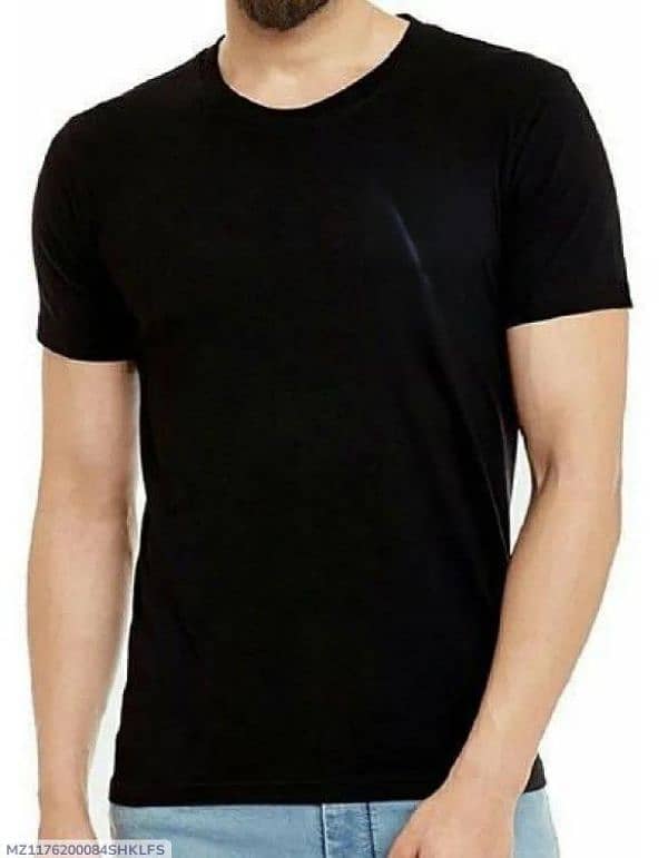 men's cotton jersey plain t-shirt 3