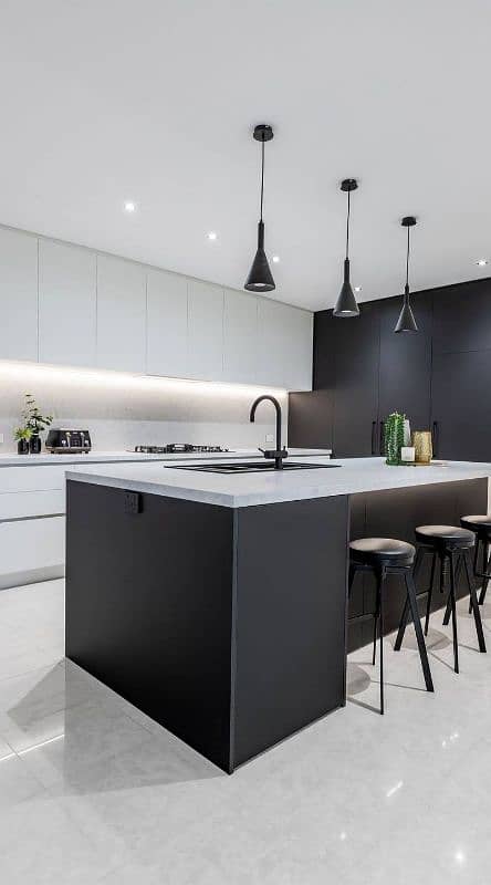 kitchen cabinet and granite marble 6